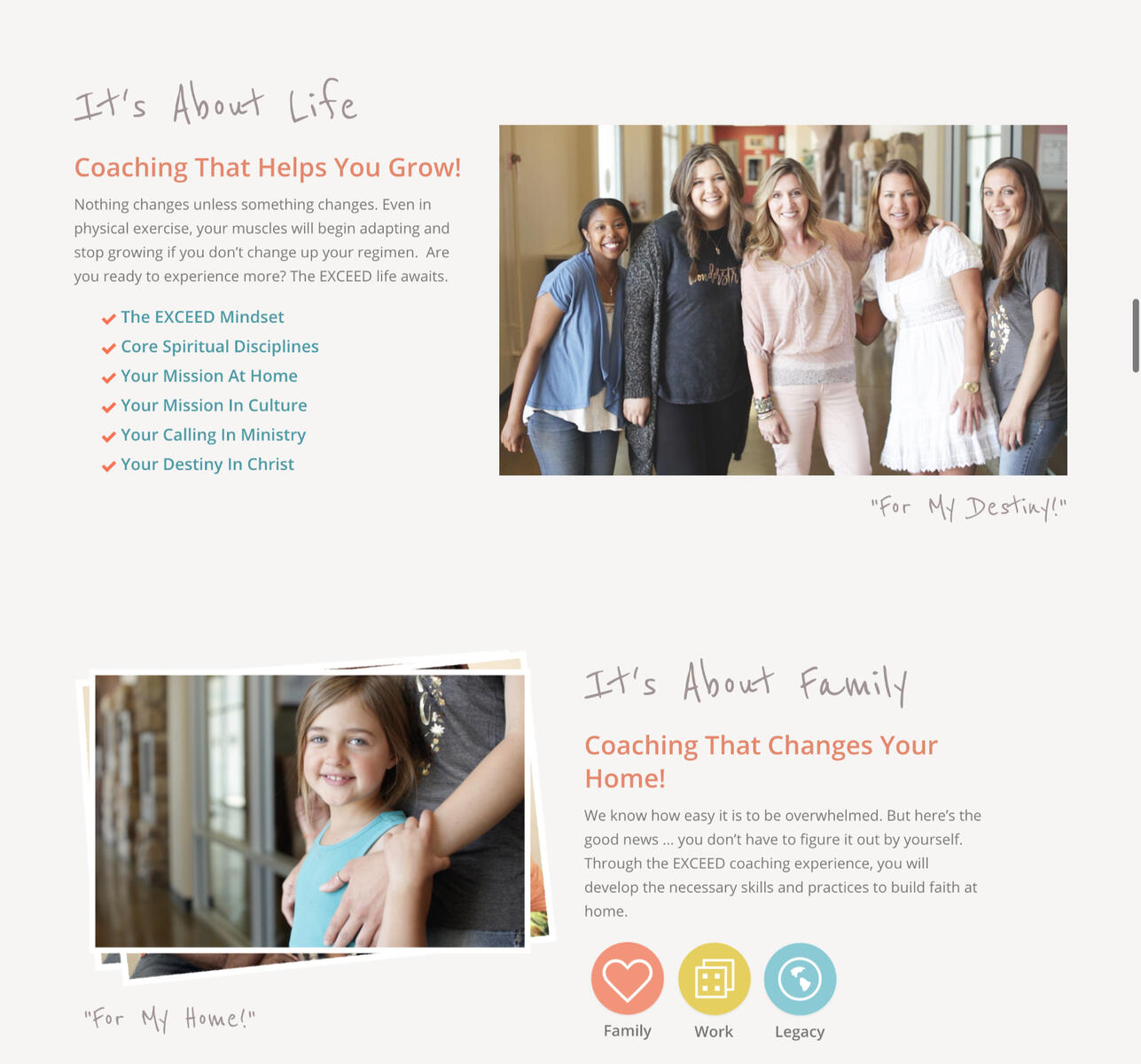 Online Coaching Web Design